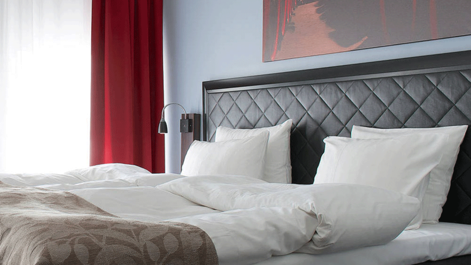 Dubbelsäng på First Hotels Dubbelsäng på First Hotels