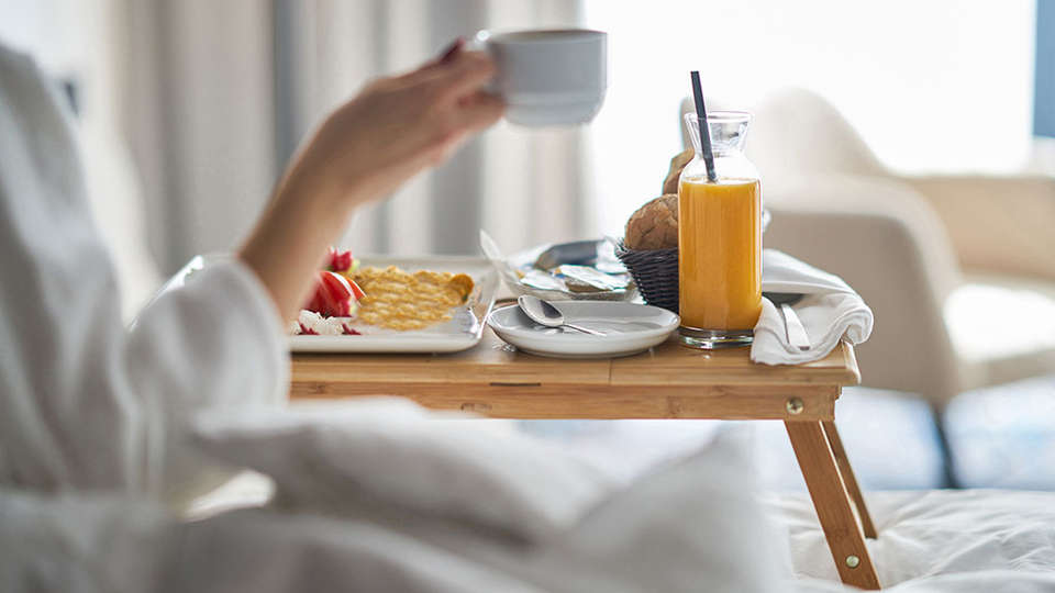 Hotellpremien poängshop Frukost i sängen