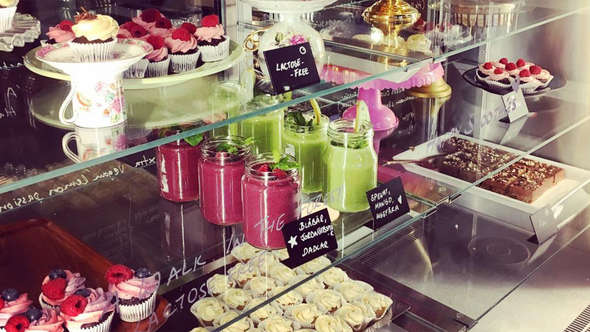 Disken på Little Art Cakery Disken på Little Art Cakery