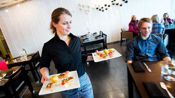 Restaurangbesök i Kiruna