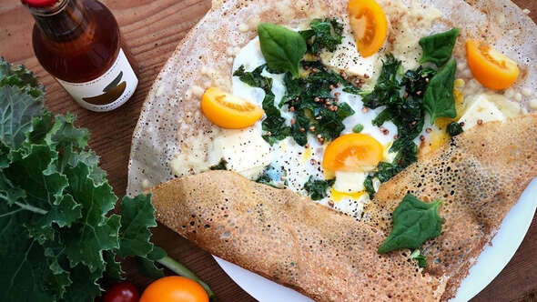 En crêpe från Järvö Crêperie En crêpe från Järvö Crêperie