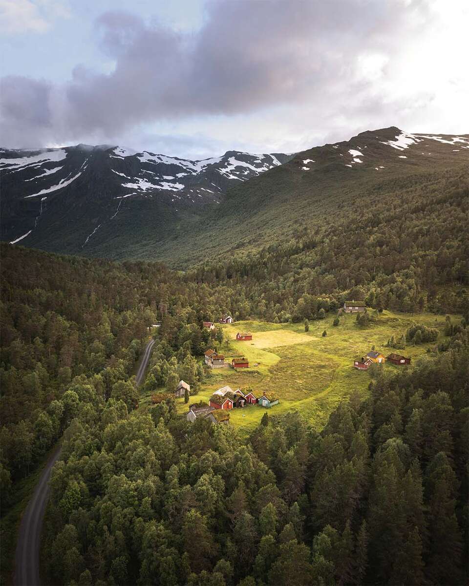 Utsikt över Sjøa