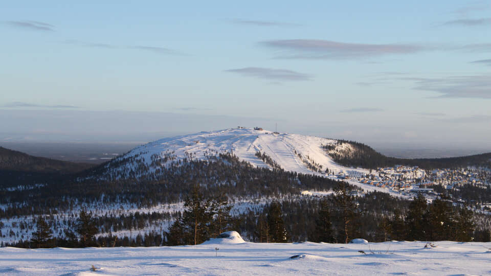 Överblick på Idre fjäll