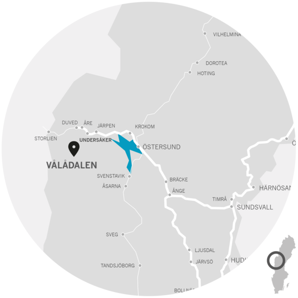 Karta över Jämtland Karta över Jämtland