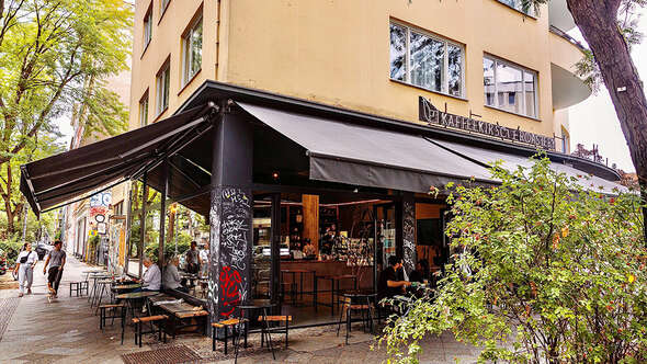 Kaffeekirsche Roastery i Berlin.