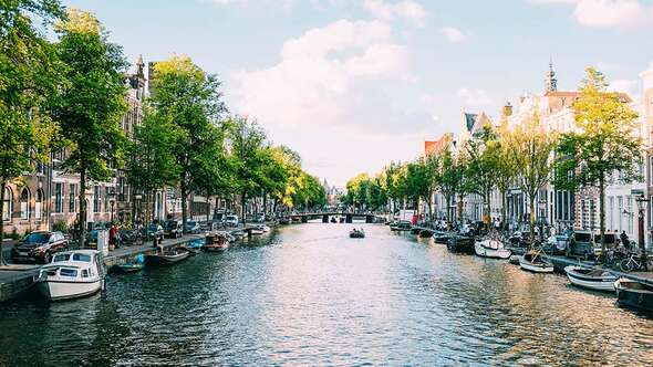 Kanal i Amsterdam