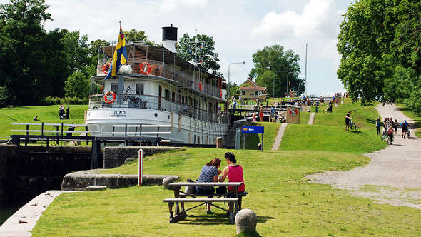 Bergs slussar utanför Linköping Bergs slussar utanför Linköping