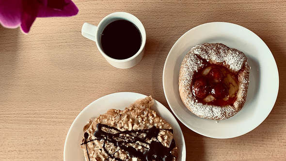 Fika på Café Prinsen i Strängnäs Fika på Café Prinsen i Strängnäs