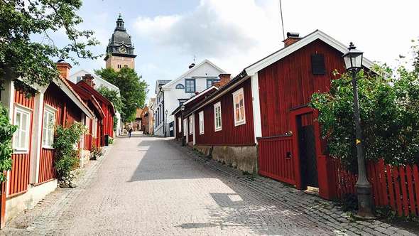 Gyllenhjelmsgatan i Strängnäs Gyllenhjelmsgatan i Strängnäs