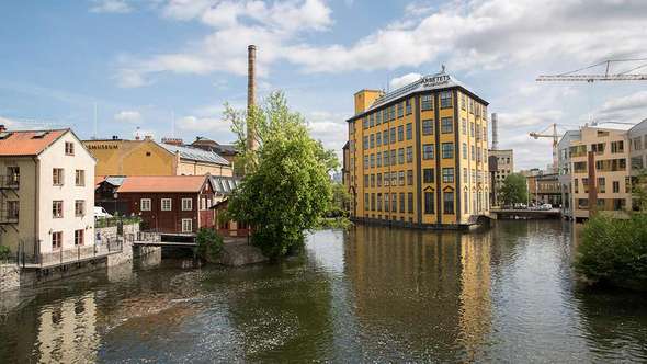 Industrilandskapet med Arbetets museum i Norrköping Industrilandskapet med Arbetets museum i Norrköping