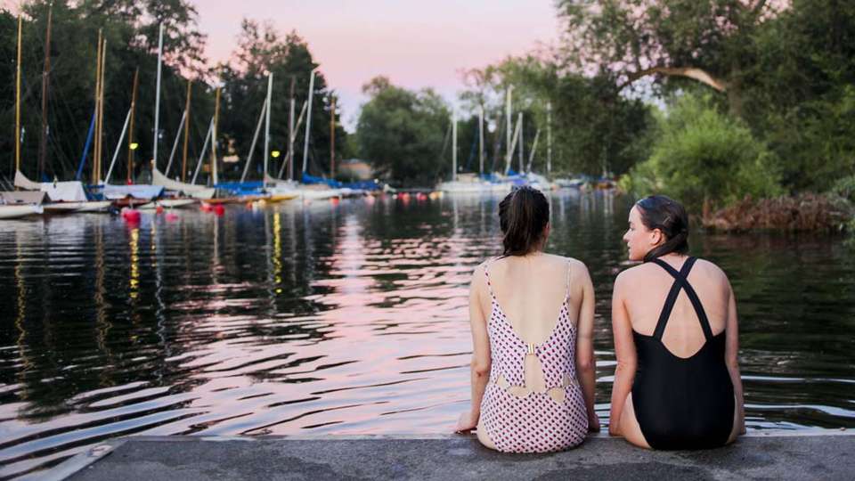 Bada vid Reimersholme i Stockholm Bada vid Reimersholme i Stockholm