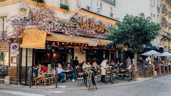 En uteservering i Paris