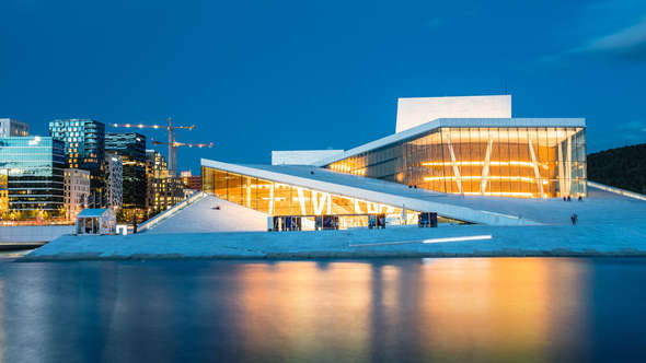 The Opera house in Oslo, Norway. The Opera house in Oslo, Norway.