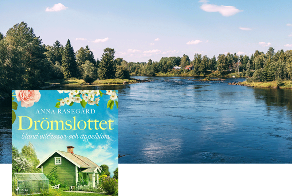 Drömslottet bland vildrosor och äppelblom av Anna Rasegård